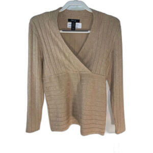 STYLE & CO. Metallic sweater LTOP022